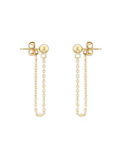 Bloomingdale's Ball Chain Drop Earrings In 14k Yellow Gold - Exclusive