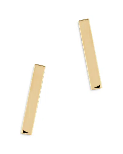 Bloomingdale's Bar Stud Earrings In 14k Yellow Gold - Exclusive