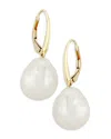 Bloomingdale's Baroque Cultured Pearl Drop Earrings In 14k Yellow Gold - Exclusive In White/gold