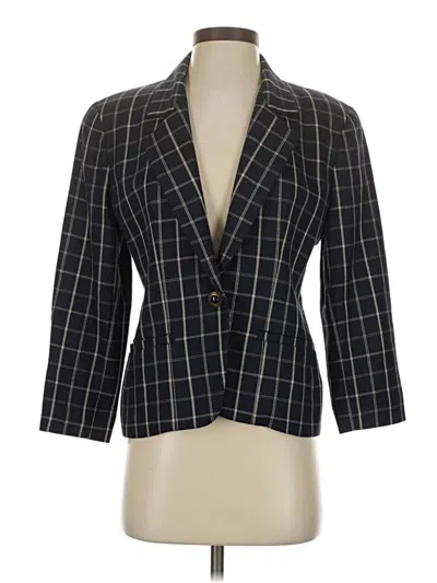 Pre-owned Bloomingdale's Blazer Jacket In Black