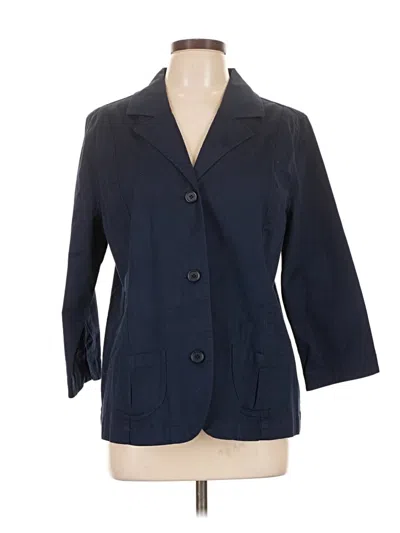 Pre-owned Bloomingdale's Blazer Jacket In Blue