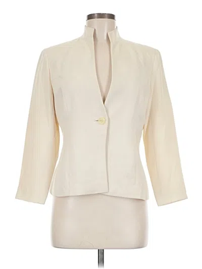 Pre-owned Bloomingdale's Blazer Jacket In White