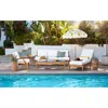Bloomingdale's Chesapeake Sofa In Wood/med Brown