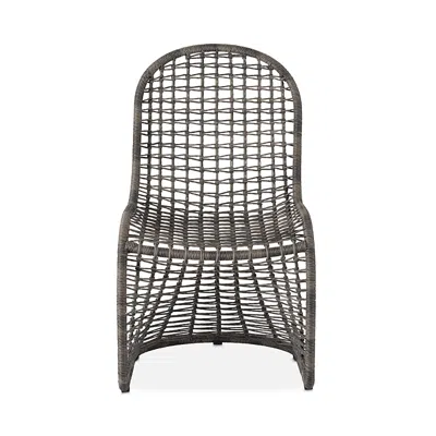 Bloomingdale's Del Mar Dining Chair In Wicker/fog