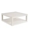 Bloomingdale's Hermosa Square Cocktail Table In White