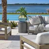 Bloomingdale's Oahu Side Table In Harvest Grey/conrete