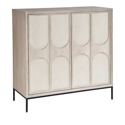 Bloomingdale's Odessa Bar Cabinet In Gray