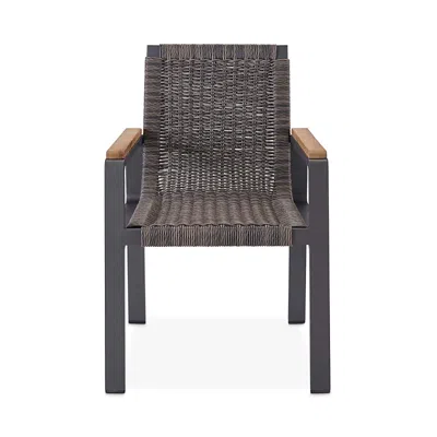 Bloomingdale's San Clemente Dining Chair In Black/med Brown
