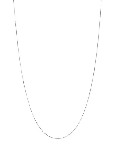 Bloomingdale's Box Link Chain Necklace In 14k White Gold - Exclusive