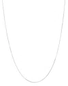 Bloomingdale's Box Link Chain Necklace In 14k White Gold - Exclusive In White Gold