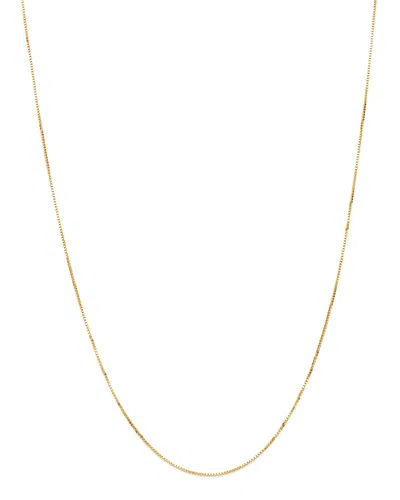 BLOOMINGDALE'S BOX LINK CHAIN NECKLACE IN 14K YELLOW GOLD,VE-053D-16