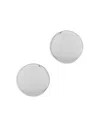 Bloomingdale's Button Stud Earrings In 14k White Gold - Exclusive In White