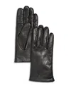 Bloomingdale's Cashmere Lined Leather Gloves - Exclusive In Black
