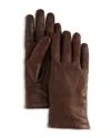 Bloomingdale's Cashmere Lined Leather Gloves - Exclusive In Brown