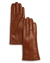 Bloomingdale's Cashmere Lined Long Leather Gloves - 100% Exclusive In Caramel