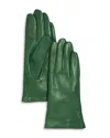Bloomingdale's Cashmere Lined Leather Gloves - Exclusive In Green