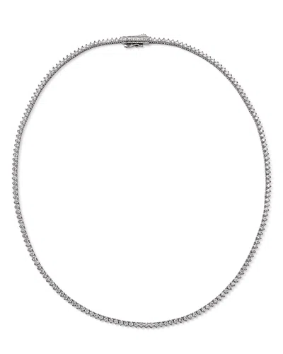 Bloomingdale's Certified Colorless Diamond Classic Tennis Necklace In 14k White Gold, 5.5 Ct. T. W. - Exclusive