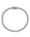 Bloomingdale's Certified Colorless Diamond Tennis Bracelet In 14k White Gold 3.0 Ct. T. W. - Exclusive In White