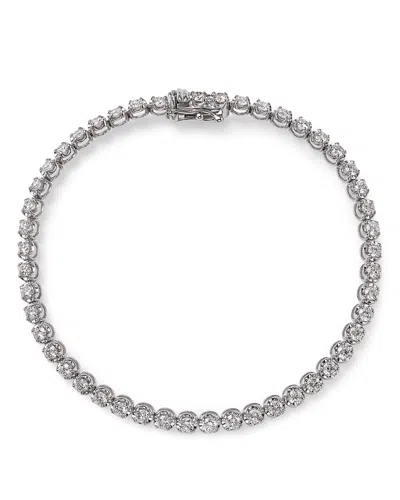Bloomingdale's Certified Colorless Diamond Tennis Bracelet In 14k White Gold 3.0 Ct. T. W. - Exclusive