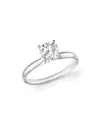 Bloomingdale's Certified Diamond Round Brilliant Cut Solitaire Ring In 18k White Gold, 1.0 Ct. T. W. - Exclusive In White