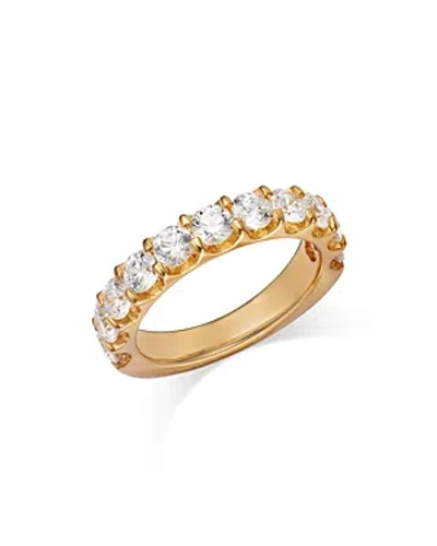 Bloomingdale's Certified Diamond Round Cut Band In 14k Yellow Gold, 2.0 Ct. T. W. - Exclusive