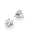 Bloomingdale's Certified Diamond Stud Earrings In 18k White Gold, 0.33 Ct. T. W. - Exclusive In White