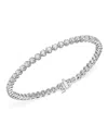 Bloomingdale's Certified Diamond Tennis Bracelet In 14k White Gold, 4.0 Ct. T. W. - Exclusive In White