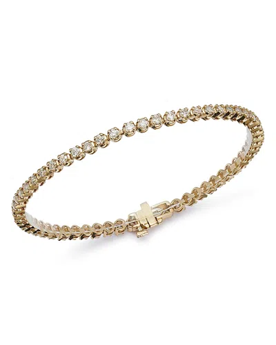 Bloomingdale's Certified Diamond Tennis Bracelet In 14k Yellow Gold, 2.50 Ct. T. W. - Exclusive