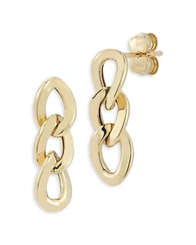 Bloomingdale's Chain Link Earrings In 14k Yellow Gold