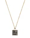 Bloomingdale's Champagne Diamond Big Brown Bag Pendant Necklace In 14k Yellow Gold, 0.33 Ct. T. W. In Brown/gold