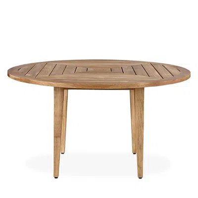Bloomingdale's Chesapeake Round Dining Table, 54 In Wood/brown