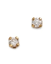 Bloomingdale's Children's Diamond Solitaire Screw Back Stud Earrings In 14k Yellow Gold, 0.04 Ct. T. W. In Gold