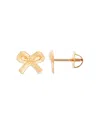Bloomingdale's Children's Tiny Bow Stud Earrings In 14k Yellow Gold In Gold
