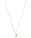 Bloomingdale's Clover Pendant Necklace In 14k Yellow Gold, 18 - Exclusive In Gold