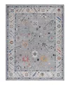 Bloomingdale's Colorful Oushak M0103-35 Area Rug, 9'0x11'10 In Gray