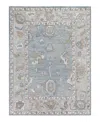 Bloomingdale's Colorful Oushak M0103-36 Area Rug, 9'2x12'0 In Gray