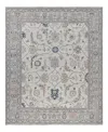Bloomingdale's Colorful Oushak M0103-44 Area Rug, 8'2x9'8 In Gray