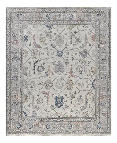 Bloomingdale's Colorful Oushak M0103-44 Area Rug, 8'2x9'8 In Gray