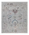 Bloomingdale's Colorful Oushak M0103-45 Area Rug, 8'2x9'7 In Gray