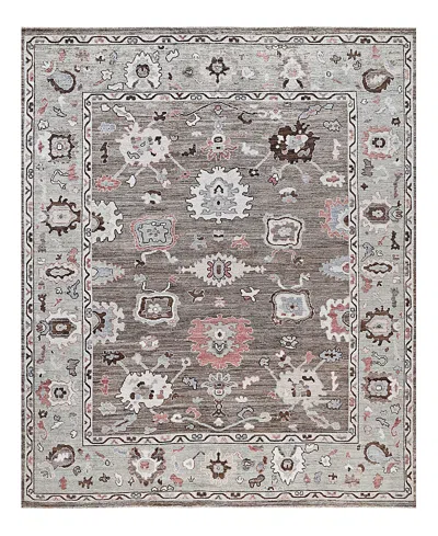 Bloomingdale's Colorful Oushak M0103-46 Area Rug, 8'0x9'8 In Brown