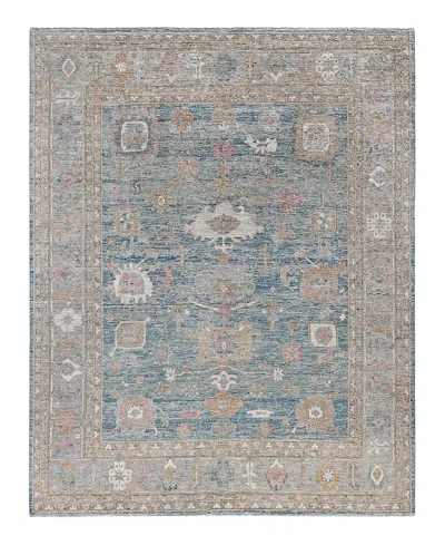 Bloomingdale's Colorful Oushak M0103-48 Area Rug, 8'1x10'1 In Brown