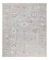 Bloomingdale's Colorful Oushak M0103-51 Area Rug, 8'4x9'10 In Gray