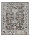 Bloomingdale's Colorful Oushak M0103-53 Area Rug, 8'2x9'9 In Gray