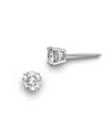 Bloomingdale's Colorless Certified Round Diamond Stud Earring In 18k White Gold, 1.0 Ct. T. W. - Exclusive In White