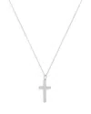 Bloomingdale's Cross Pendant Necklace In 14k White Gold, 18 - Exclusive In White Gold