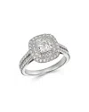 Bloomingdale's Cushion Cut Certified Diamond Engagement Ring In 18k White Gold, 2.0 Ct. T. W. - Exclusive In White