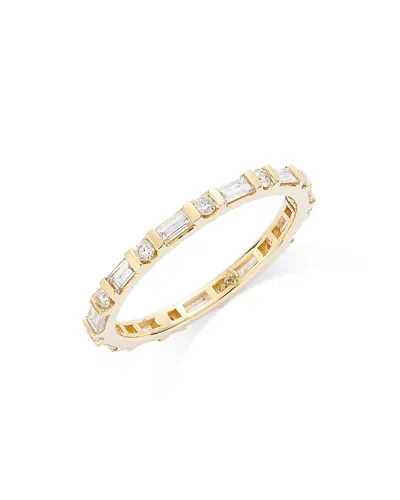 Bloomingdale's Diamond Baguette & Round Eternity Band In 14k Yellow Gold, 0.70 Ct. T. W.