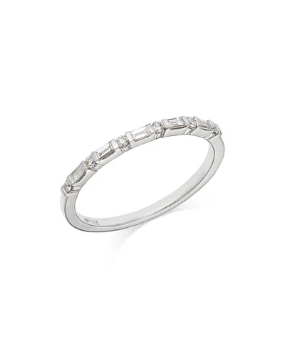 Bloomingdale's Diamond Baguette Band In 14k Gold, 0.18 Ct. T. W. In White