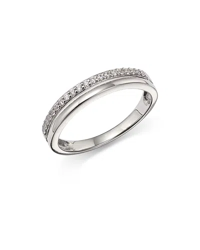Bloomingdale's Diamond Band In 14k White Gold, 0.10 Ct. T. W. - Exclusive