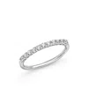 Bloomingdale's Diamond Band In 14k White Gold, .33 Ct. T. W. - Exclusive In White